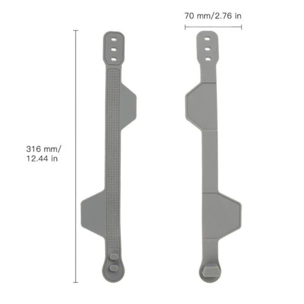 DJI Mavic Air 2 Pervane Tutucu Dron Koruyucu Silikon Kayış - Resim 2