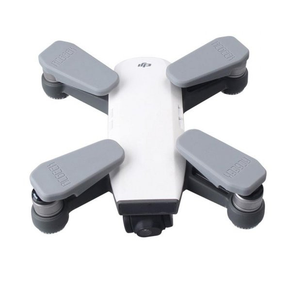 DJI Spark 4 adet Pervaneler Koruma Silikon Kollu Kapak - Resim 6