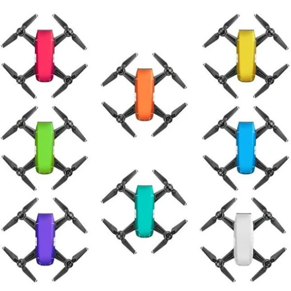 DJI SPARK Su Geçirmez Koruyucu Sticker Çıkartma Ice Red - 4