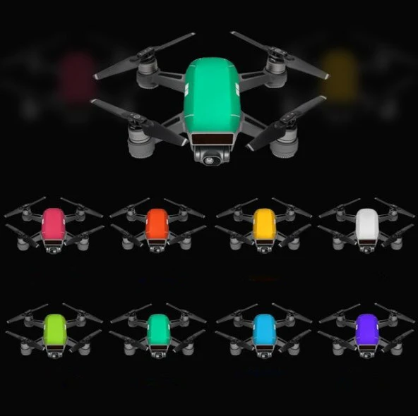 DJI SPARK Su Geçirmez Koruyucu Sticker Çıkartma Ice Red - 11