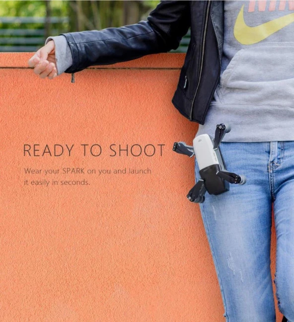 DJI Spark Taşınabilir Kol ve Bel İçin, Koruma Depolama Kılıfı PGYTECH - Resim 2