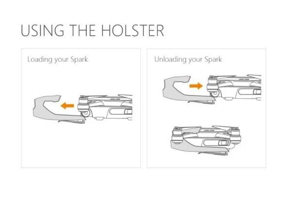 DJI Spark Taşınabilir Kol ve Bel İçin, Koruma Depolama Kılıfı PGYTECH - Resim 8