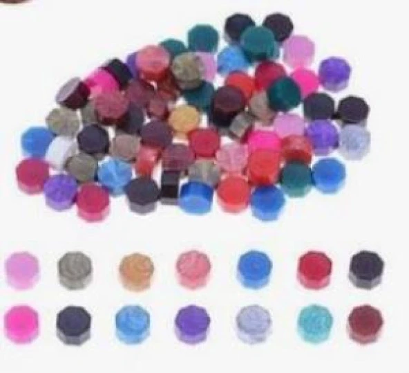 Retro Mektup Mühürü Damga Gül Kalpler + 30 Adet Mühür Mumu + Eritme Kaşığı - Resim 6