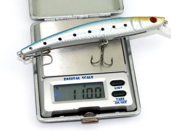 PROFISHER 2 Renk Set 2 Kanca Sahte Balık Yem 11 gr 11,5 cm Bionic A S1 - Resim 6