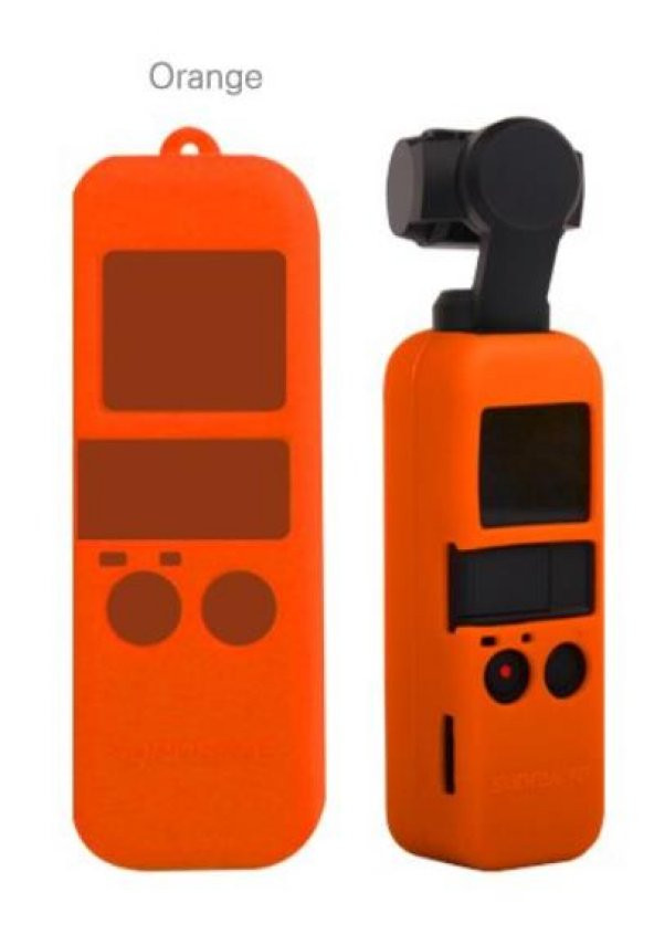 Dji Osmo Pocket İçin Renkli Silikon Koruyucu Kılıf Buyun Askılı Kordon - Resim 9