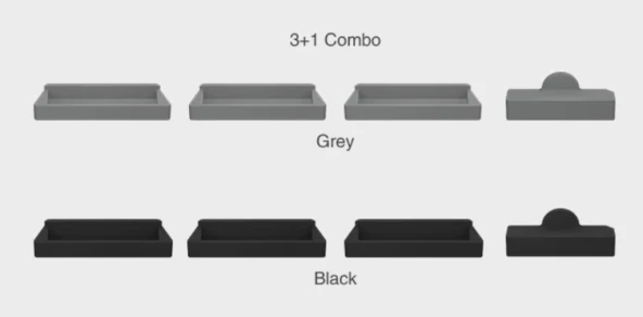 DJI Mavic 2 Zoom Pil Yatağı ve Soketler İçin Silikon Koruma 4lü Kapak Seti - Resim 3