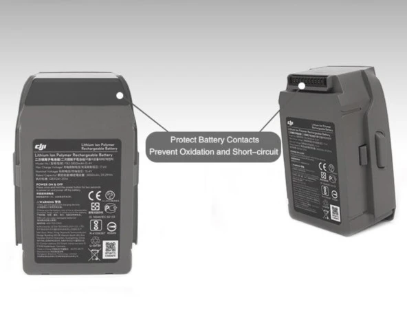 DJI Mavic 2 Pro Pil Yatağı ve Soketler İçin Silikon Koruma 4lü Kapak Seti - Resim 4