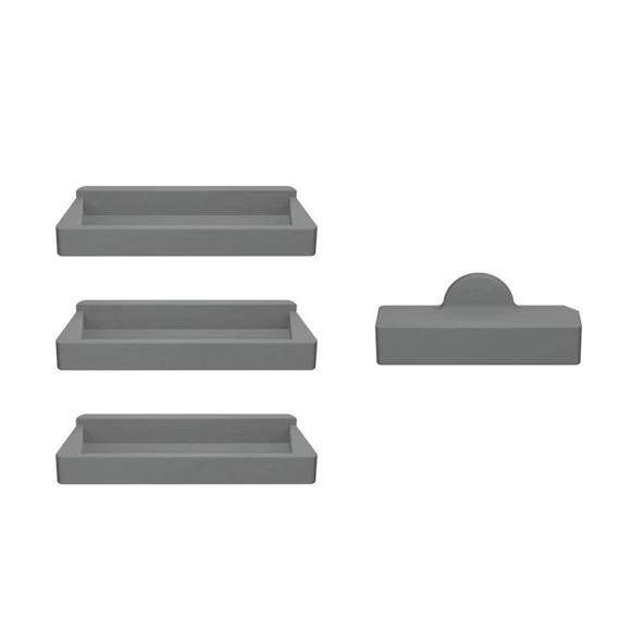 DJI Mavic 2 Zoom Pil Yatağı ve Soketler İçin Silikon Koruma 4lü Kapak Seti - Resim 7