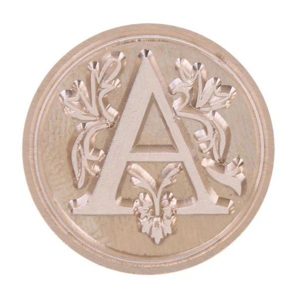 Retro Mektup Mühürü Damga A Harfi + 30 Adet Mühür Mumu + Eritme Kaşığı - Resim 2