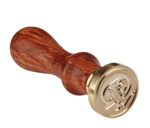 Retro Mektup Mühürü Damga C Harfi + 30 Adet Mühür Mumu + Eritme Kaşığı - Resim 3