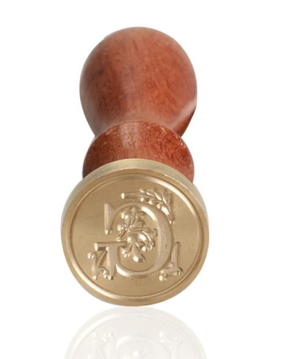 Retro Mektup Mühürü Damga G Harfi + 30 Adet Mühür Mumu + Eritme Kaşığı - Resim 2