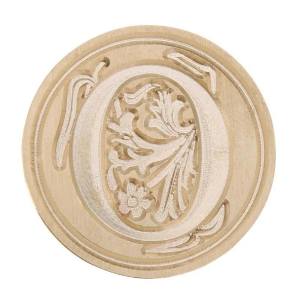 Retro Mektup Mühürü Damga O Harfi + 30 Adet Mühür Mumu + Eritme Kaşığı - Resim 2