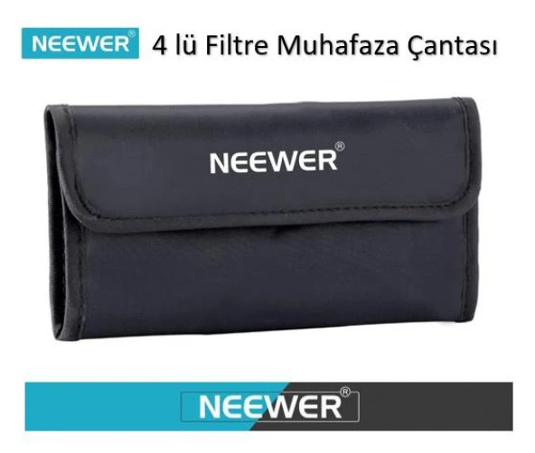 DJI Dron Lensleri İçin 4 Cepli Taşıma ve Muhafaza Çantası Çizilmelere Karşı Koruma - Resim 2