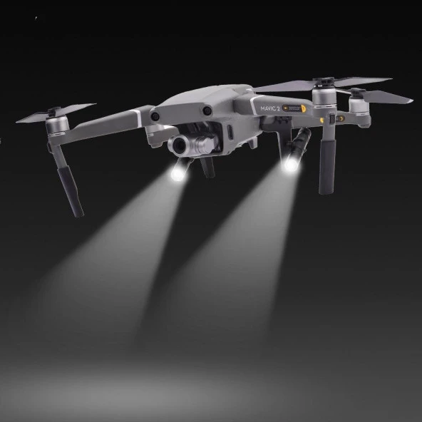 DJI Mavic 2 zoom Yükseltilmiş İniş Takımı + Gece Uçuş Fener Set - Resim 4