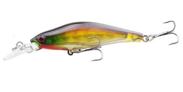 PROFISHER Lazer Yeşil/Sarı Sert Yapay Balık Yem 8 cm 6,5 gr - Resim 2