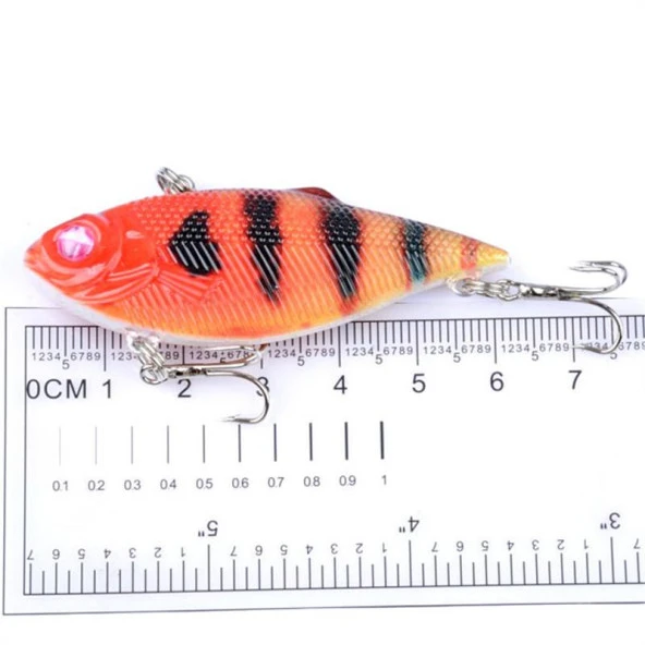 PROFISHER Mavi/Siyah Sert Yapay Balık Yem 6,5 cm 7,7 gr # 8 - Resim 3