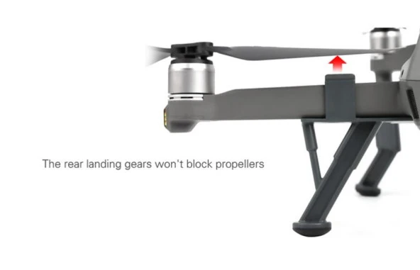 DJI Mavic 2 Pro/Zoom 42mm Yükseletilmiş İniş Takımı Seti Gimbal Koruma - 9