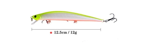PROFISHER 2 Renk Kolyos Sert Sahte Yapay Yem 12.4 gr 12.5 cm - Resim 5