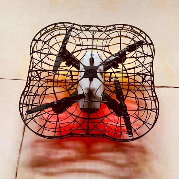 DJI Spark Pervane Kafesi Tam Gövde Koruma 45g Kaza Kırım Önleme - Resim 8