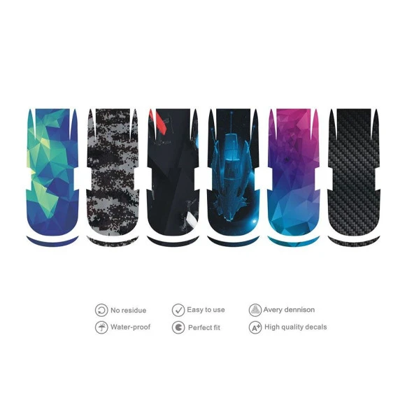 DJI Spark PVC Koruyucu Dekoratif Çıkartma Su Geçirmez 6 Takım - 8