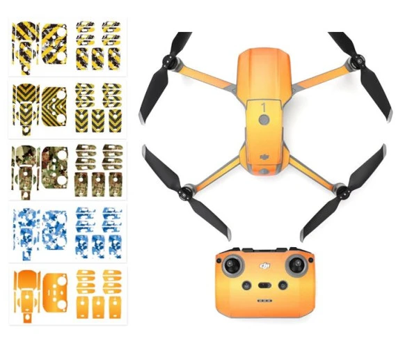 DJI Mavic Air 2 Gövde Kumanda ve Pil İçin 3M Film Çıkartma Seti ürün görseli