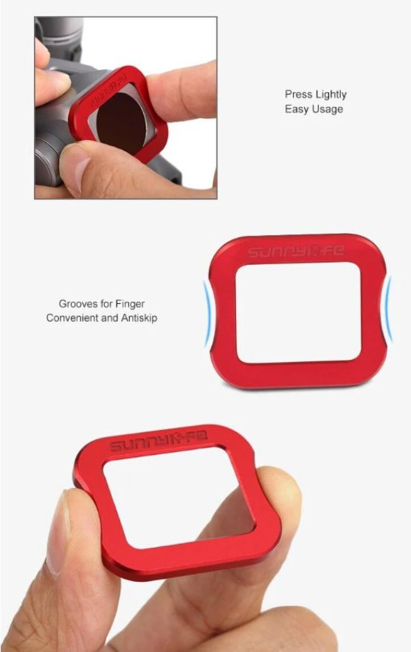 DJI Mavic Pro 2 CNC Lens Filtresi Kolay Sökme-Takma Aparatı - Resim 4