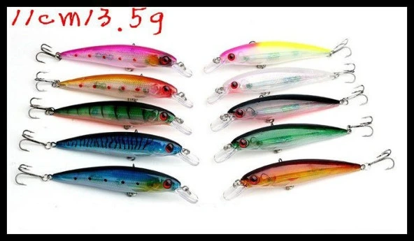 11cm 13,5gr ÇİFT KARBON ÇELİK KANCALI YEM - 4
