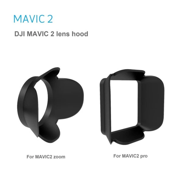 DJI Mavic 2 Zoom Lens Kapak Koruyucu Anti-Parlama Güneş Gölgelik - 4