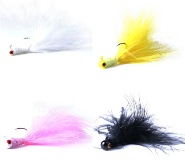 PROFISHER 4 Renk Metal Tüylü Fly Kancalı Yapay Yem ürün görseli 1