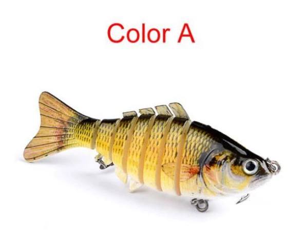 Profisher 7 Eklem 2 Kanca Sahte Balık Yem 15,5 gr 10 cm Bream A - Resim 2