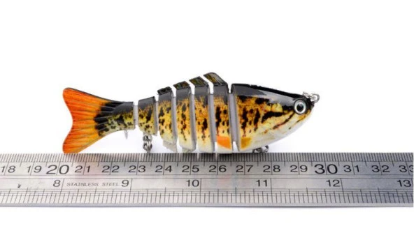 Profisher 7 Eklem 2 Kanca Sahte Balık Yem 15,5 gr 10 cm Bream A - Resim 3