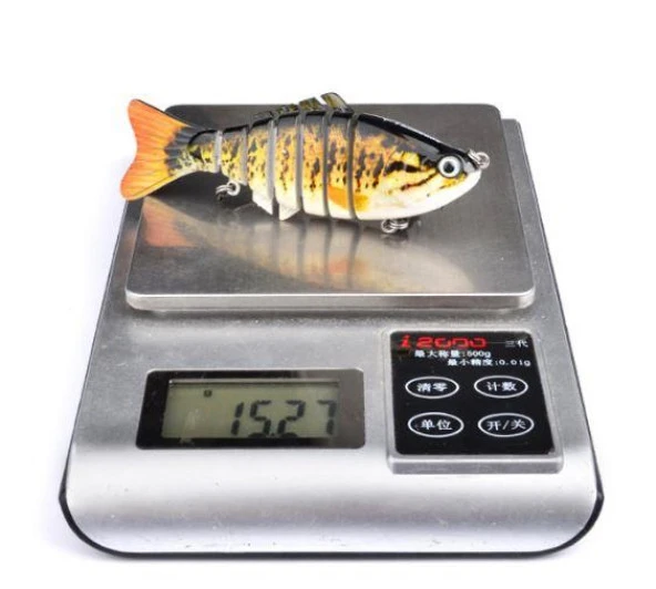 Profisher 7 Eklem 2 Kanca Sahte Balık Yem 15,5 gr 10 cm Bream A - Resim 4