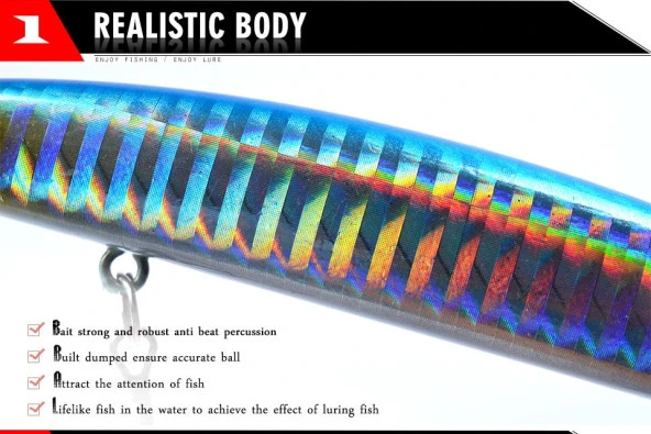 YEM 13cm 13,9gr ÇİFT KARBON ÇELİK KANCALI - Resim 4