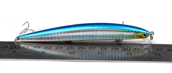 YEM 13cm 13,9gr ÇİFT KARBON ÇELİK KANCALI - Resim 5