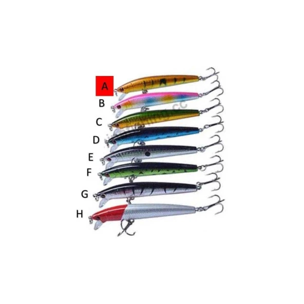 10cm 8,5gr ÇİFT KARBON ÇELİK KANCALI YEM ürün görseli 1