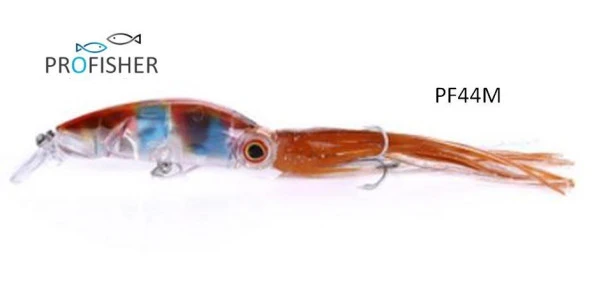 Profisher Kalamar M Sert Yem Silikon Kuyruklar 17,3 gr 18 cm ürün görseli 1