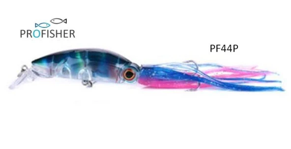 Profisher Kalamar P Sert Yem Silikon Kuyruklar 17,3 gr 18 cm