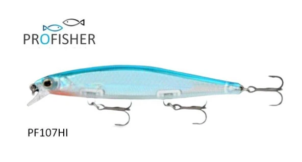 PROFISHER 3 Kanca Sahte Yem Yavaş Çökme 13 gr 11 cm Blue Sky ürün görseli 1