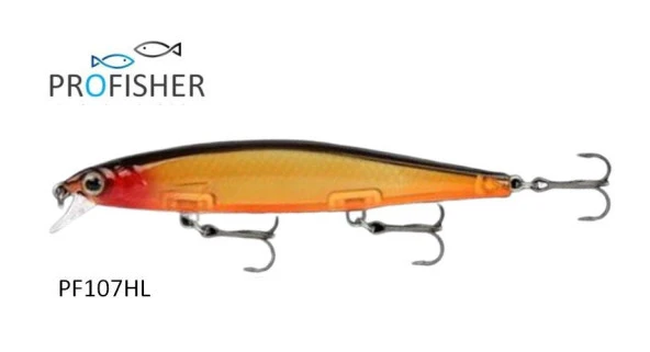 PROFISHER 3 Kanca Sahte Yem Yavaş Çökme 13 gr 11 cm Sunset ürün görseli 1