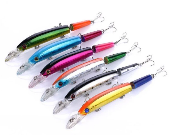 PROFISHER 2 Eklem 3 Kanca Sahte Balık Yem 15 gr 14,5 cm Sub 3 - Resim 2