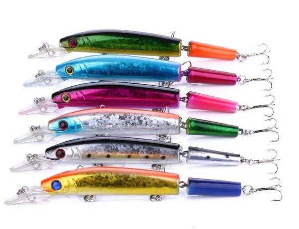 PROFISHER 2 Eklem 3 Kanca Sahte Balık Yem 15 gr 14,5 cm Sub 3 - Resim 3