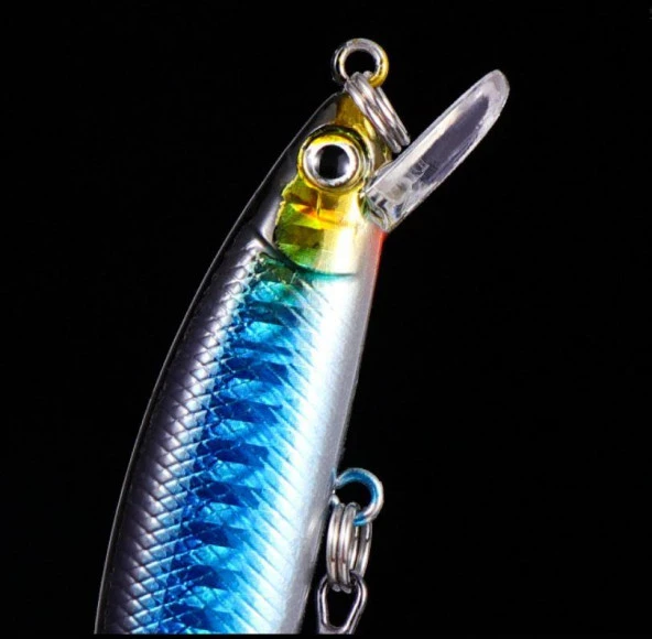 PROFISHER 2 Renk Set 2 Kanca Sahte Balık Yem 8 gr 8,5 cm Salmon - Resim 7