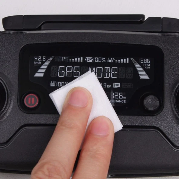 Dji Mavic Pro Uzaktan Kumanda Ekran Koruyucu Film HD Pad 2 Adet Set - Resim 6