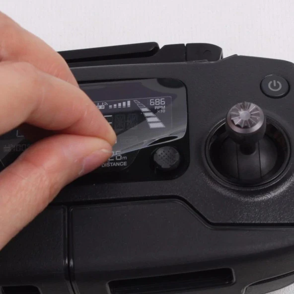 DJI Mavic 2 Pro Uzaktan Kumanda Ekran Koruyucu Film HD Pad 2 Adet Set - Resim 10