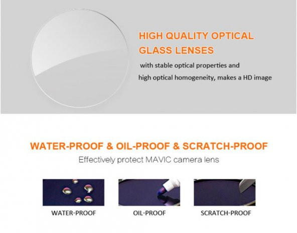 DJI Mavic Pro Alpine White Kamera Lens İçin ND4 Filtre Nötr Yoğunluk - 9