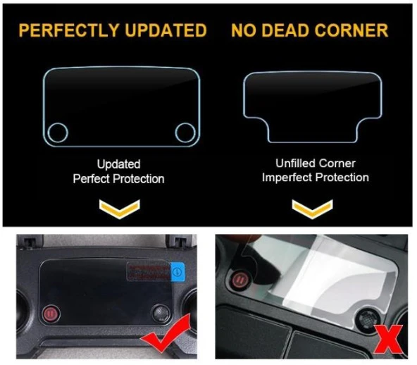 DJI Mavic Pro Platinum HD 3x Kamera Lens Koruyucu Film 2x Kumanda Ekran Organik Cam Filmi - 6