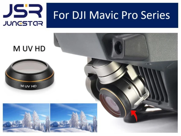 Dji Mavic Pro Gimbal Kamera Lensi İçin UV HD Filtre Ultraviyole JSR