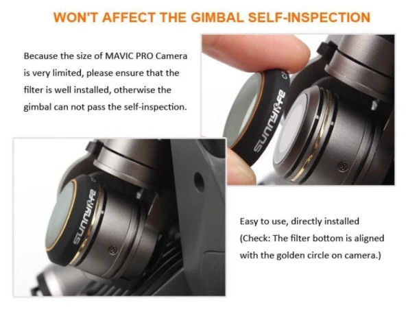 Dji Mavic Pro Kamera Lens İçin ND4 Filtre Nötr Yoğunluk - Resim 7