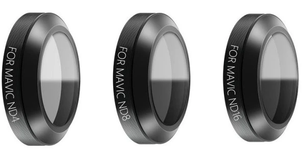 DJI Mavic Pro Platinum Gimbal Kamera Lensi İçin 3 lü Filtre Set ND4 / ND8 / ND16 2 - 2