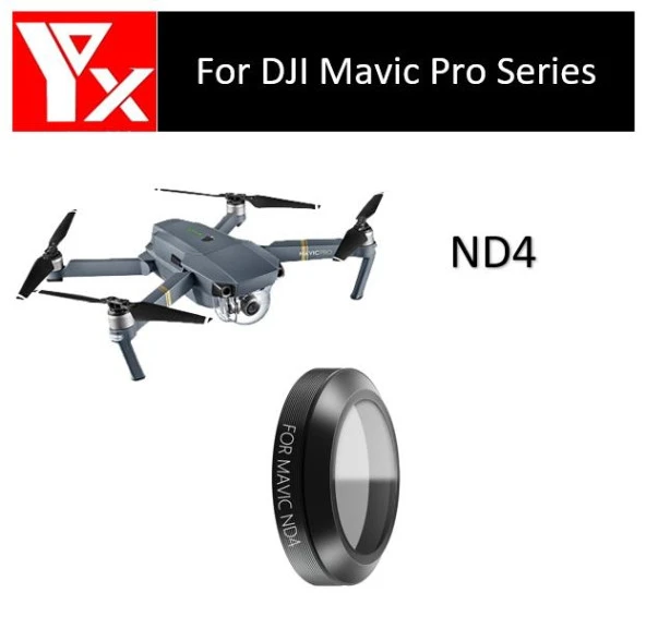 Dji Mavic Pro Gimbal Kamera Lensi İçin ND4 Nötr Yoğunluk YX